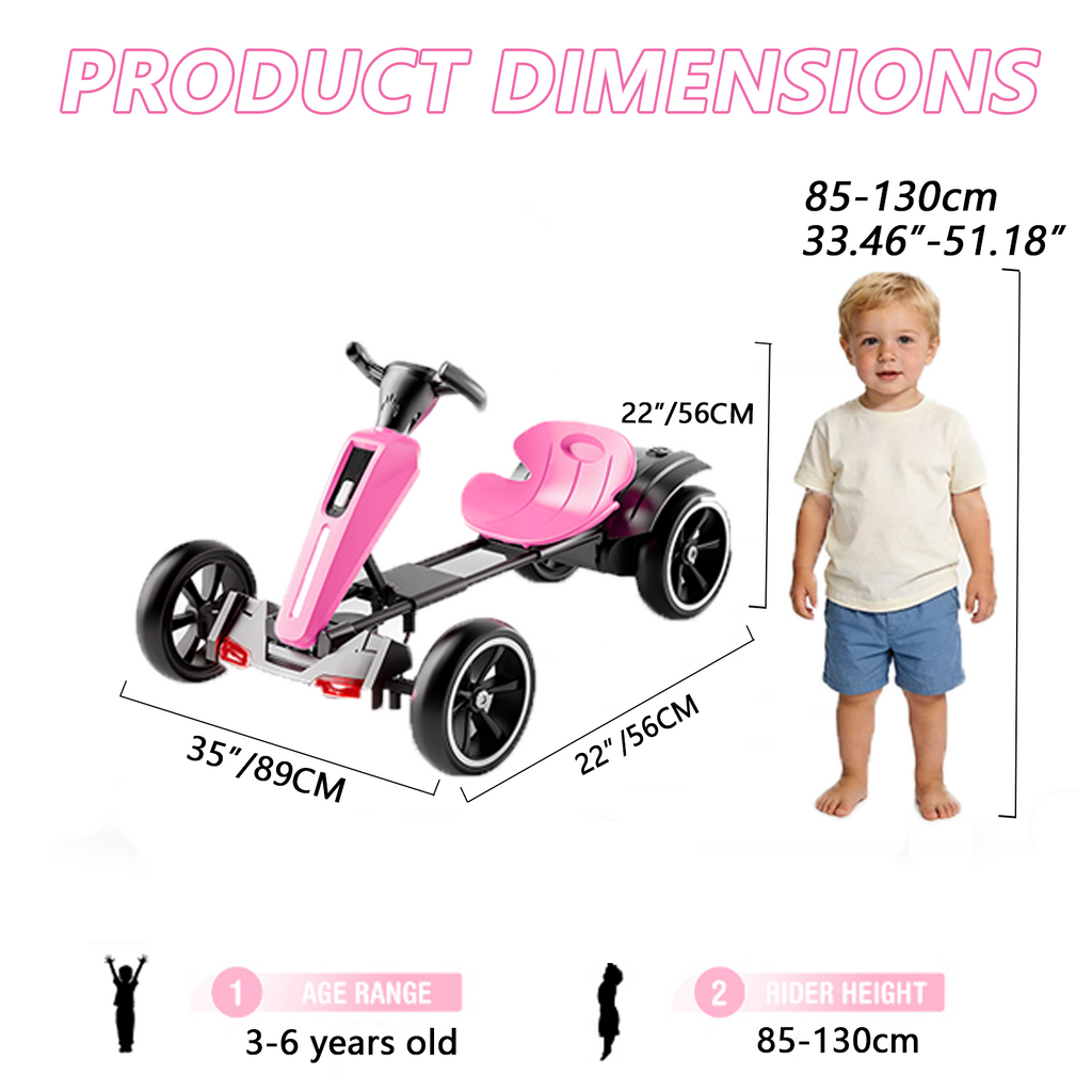 12V Elektro Go-Kart für Kinder (3-6 Jahre)