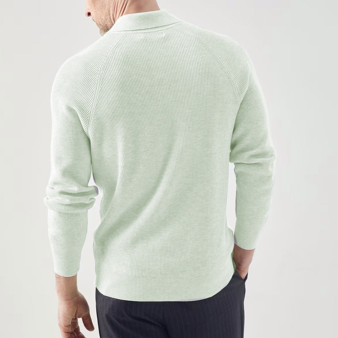 Einheitliches Langarm-Pullover für Herren
