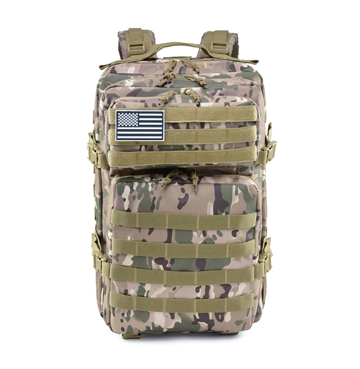 Taktischer Camouflage-Reiserucksack 36-55 L – Bild 7 | LuxeStyle
