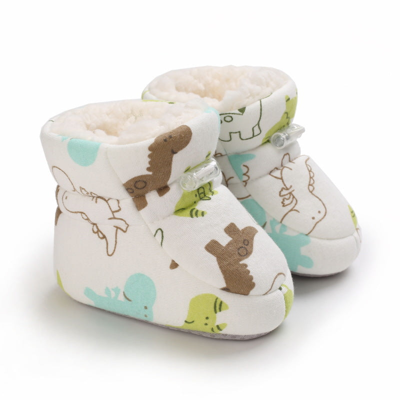 Warme Baby Winterstiefel mit Cartoon-Motiven
