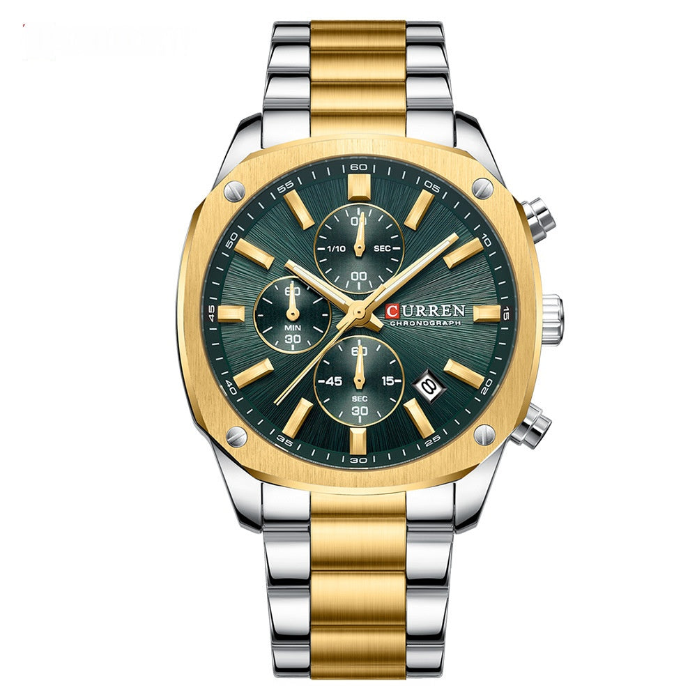 Wasserdichte Business-Armbanduhr mit Kalender