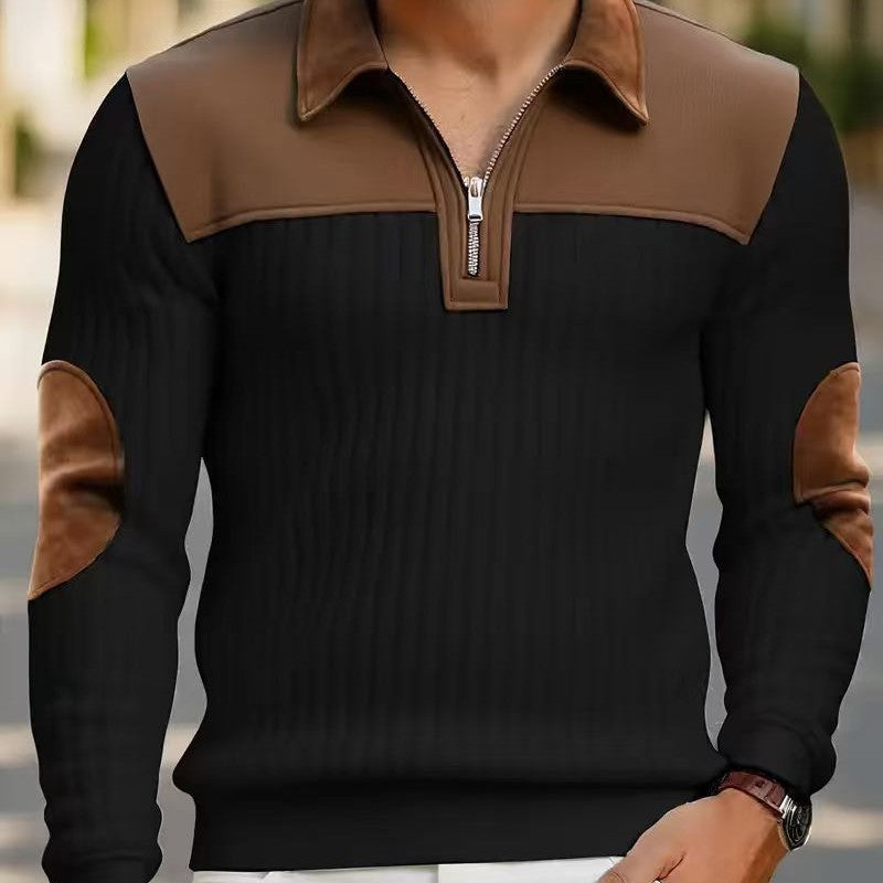 Freizeit Zip-Sweatshirt für Herbst & Winter – Ansicht 8