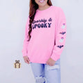 Pailletten Hoodie mit Rundhalsausschnitt