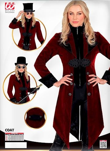 Kostüm Gothic Samtmantel · Gr. XXL