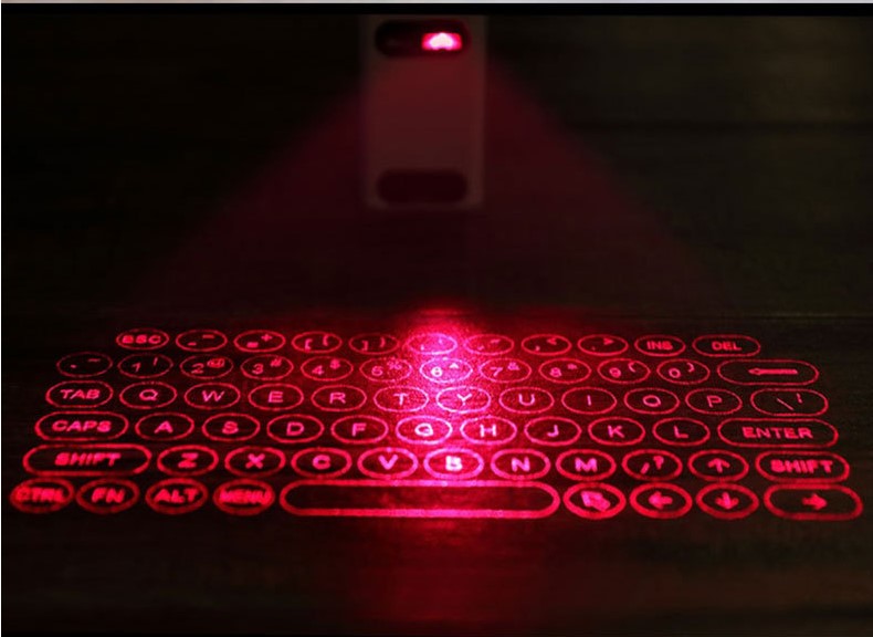 Virtuelle Laser-Tastatur mit Mausfunktion