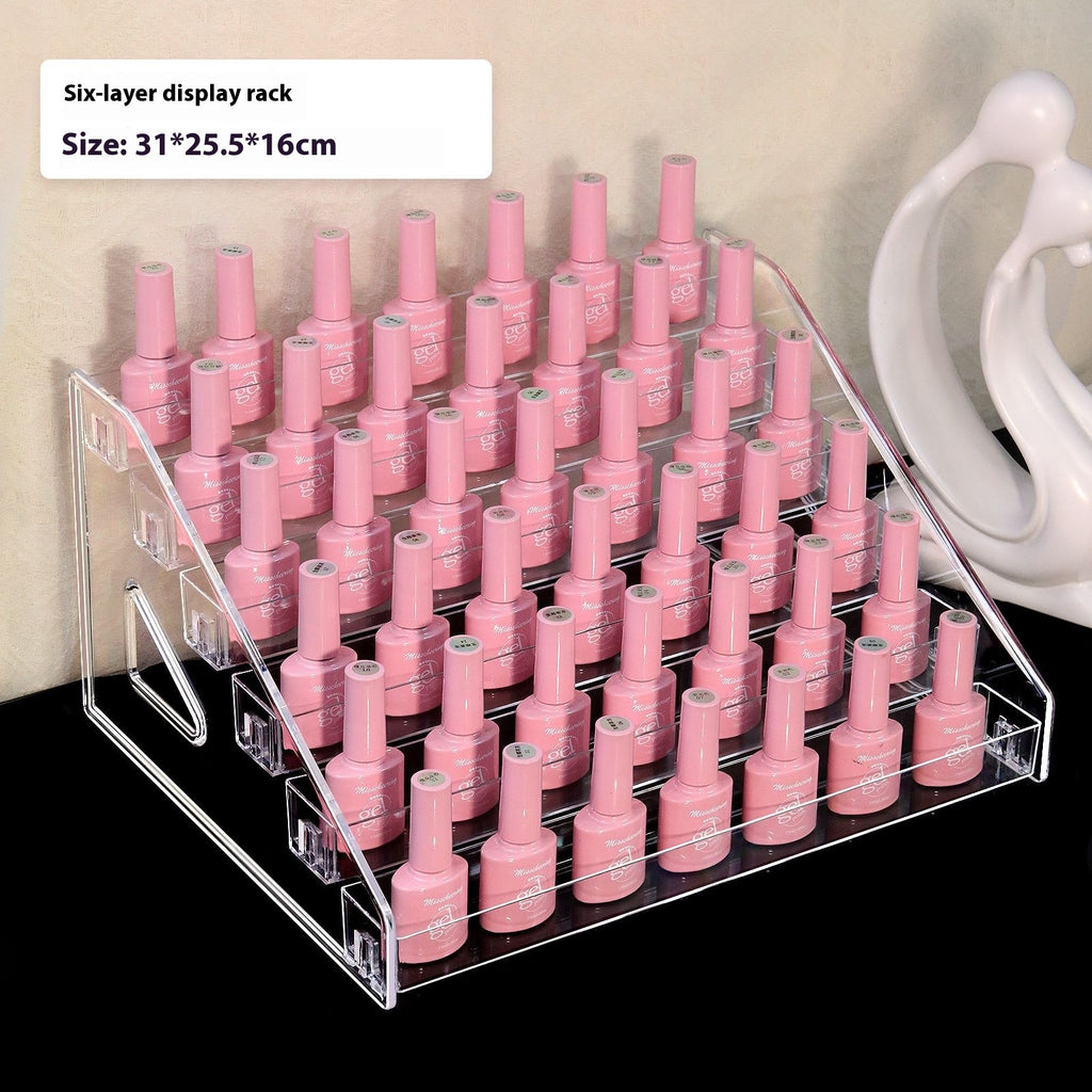 Nagellack-Display aus Acryl – Mehrstöckig | LuxeStyle