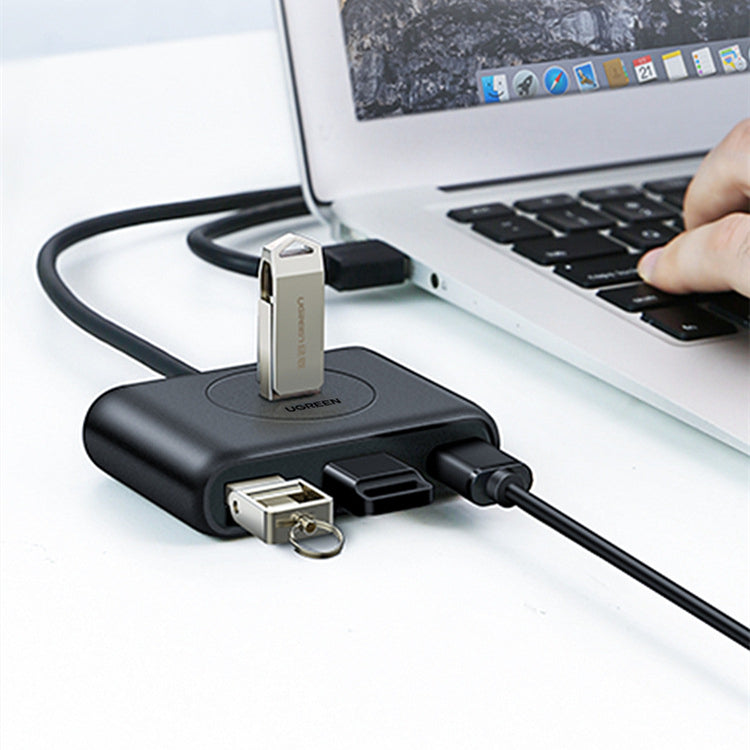 USB-Hub mit 4 Ports und Verlängerungskabel