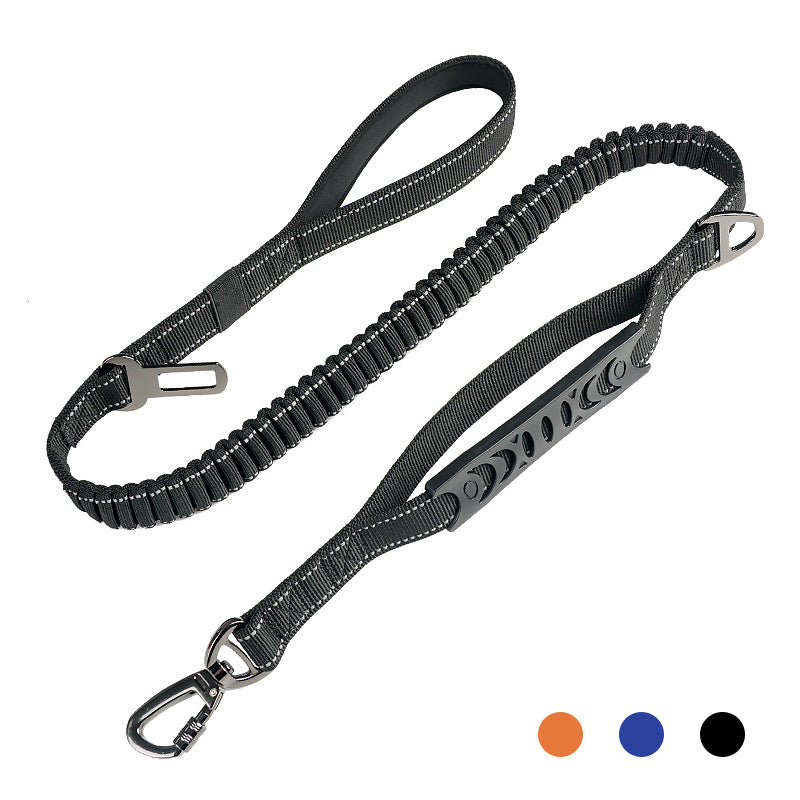Reflektierende Hunde-Leine mit Puffer – Bild 2 | LuxeStyle