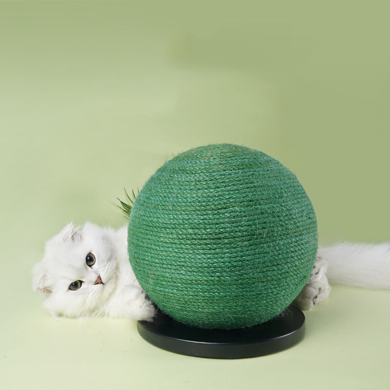 Kratzball für Katzen im Kaktus-Design