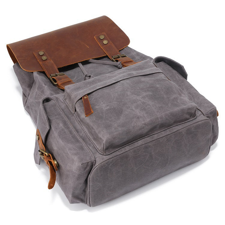Canvas Schultertasche für Herren – Bild 6 | LuxeStyle