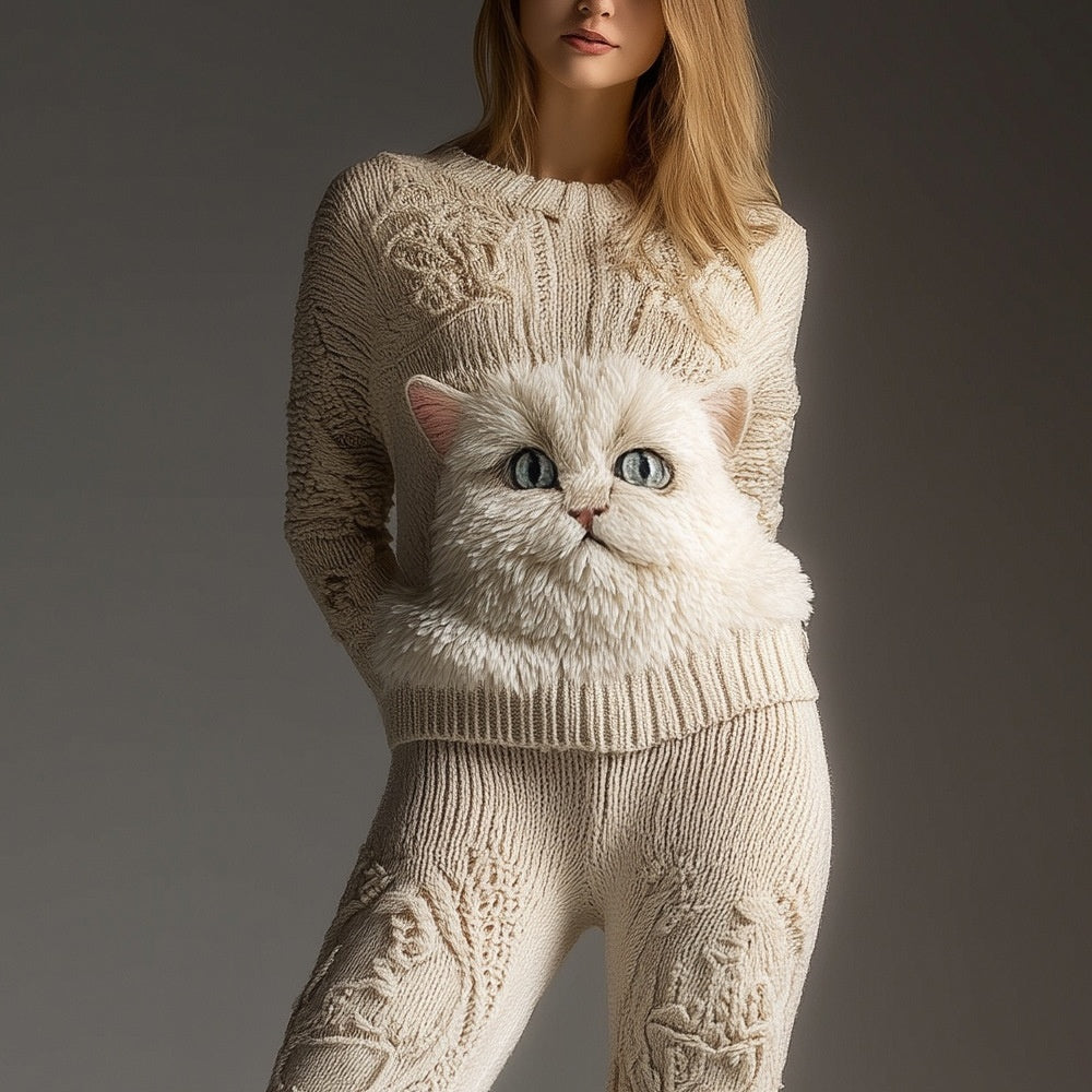 Halloween-Digitaldruck Sweatshirt Damen