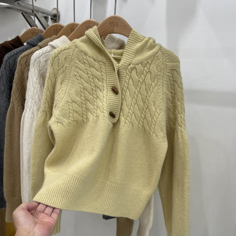 Kabelmuster-Pullover