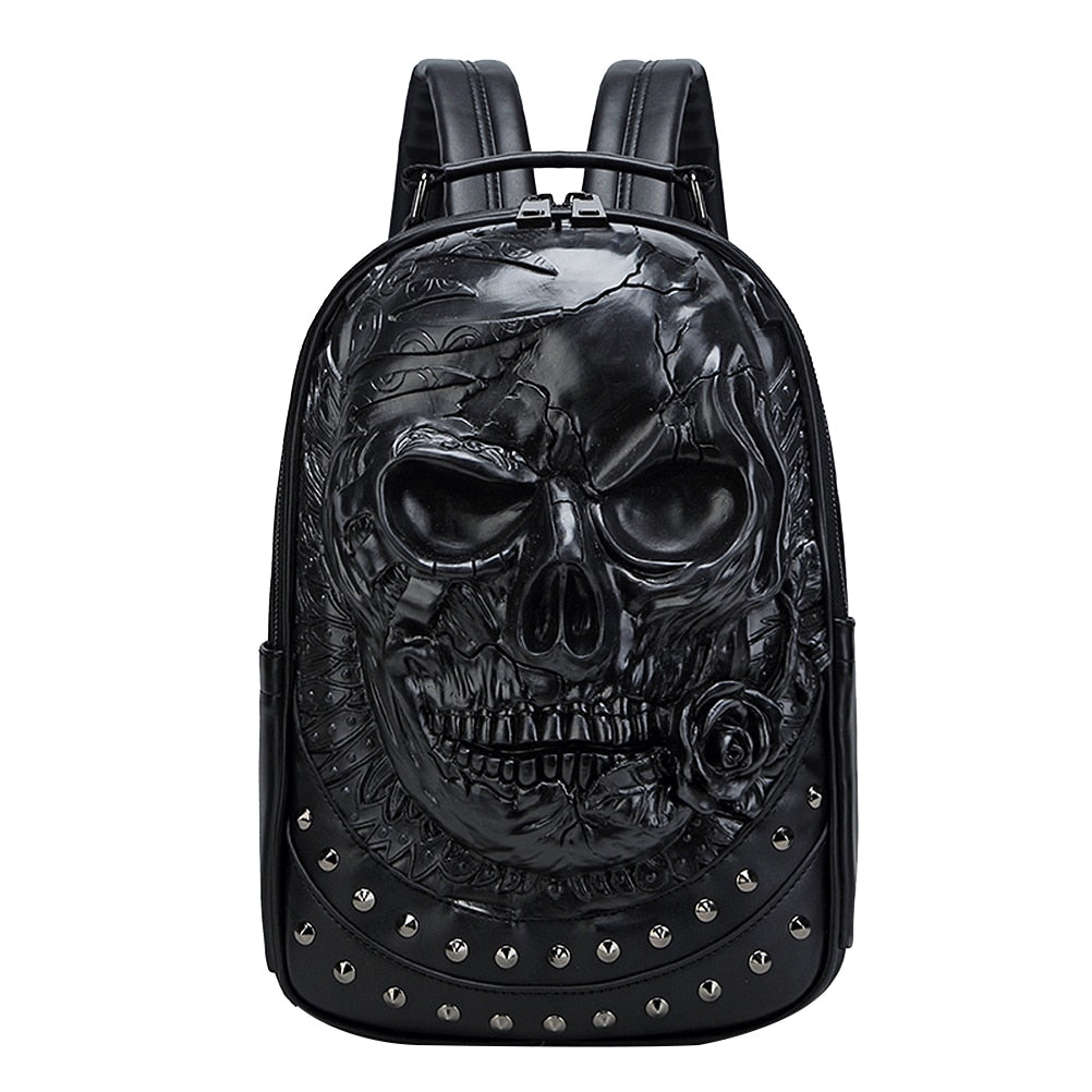 Rucksack mit Totenkopf-Motiv – Bild 2 | LuxeStyle