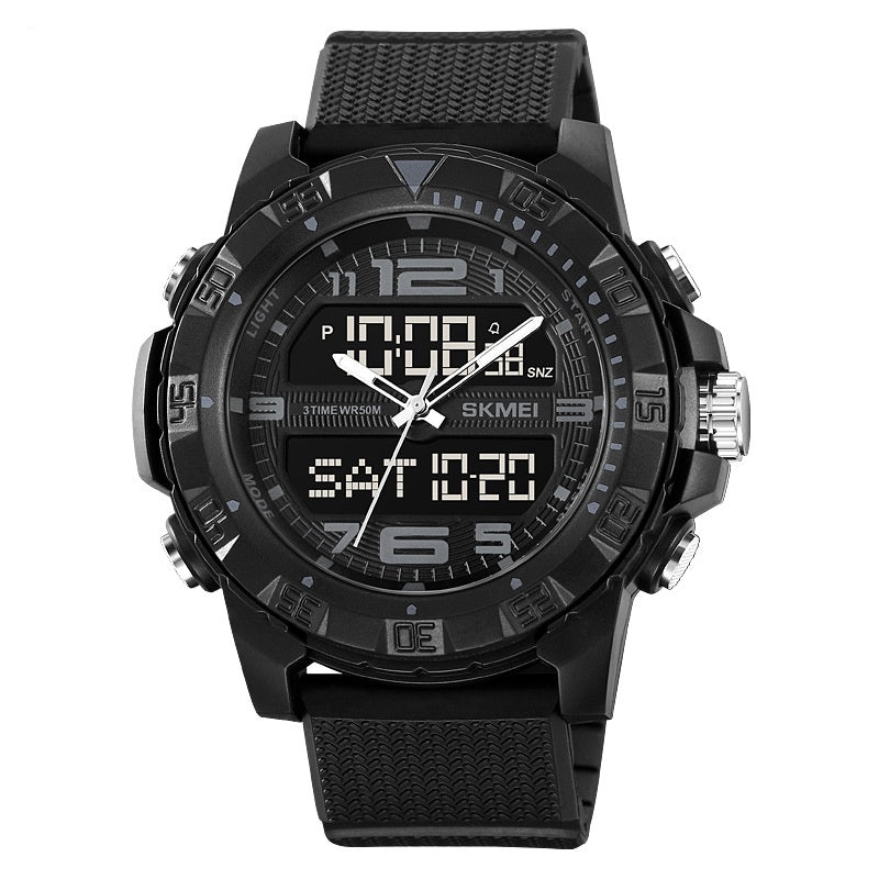 Multifunktionale Sportuhr mit Dual-Display – Ansicht 4