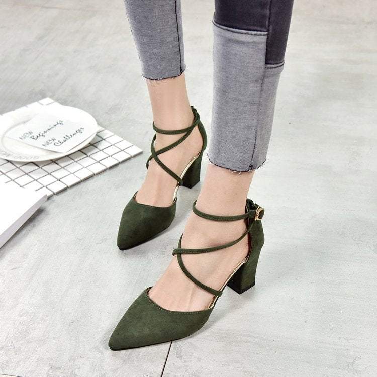 High Heel Sandalen mit spitzer Zehenkappe – Bild 3 | LuxeStyle