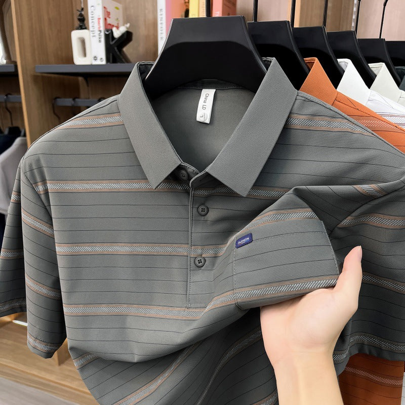 Herren-Striped-T-Shirt