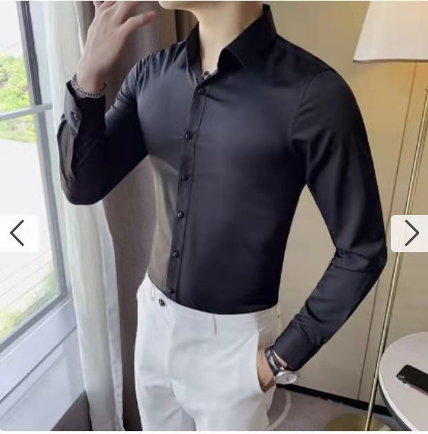 Langarm-Freizeithemd für Herren – Bild 3 | LuxeStyle
