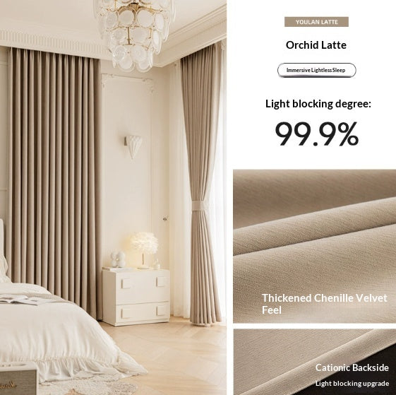 Chenille-Vorhang «French-Style Luxe»