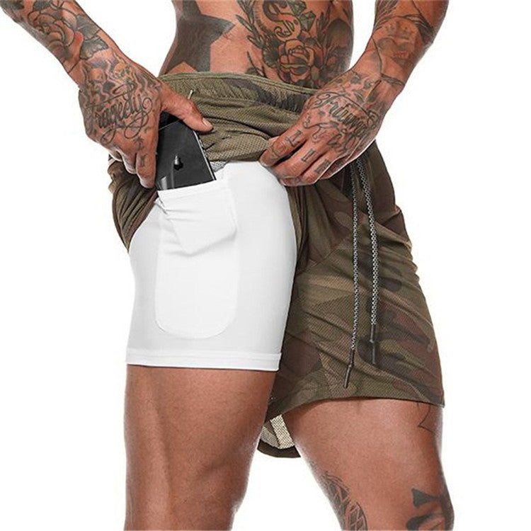 Kompression-Shorts mit Taschen