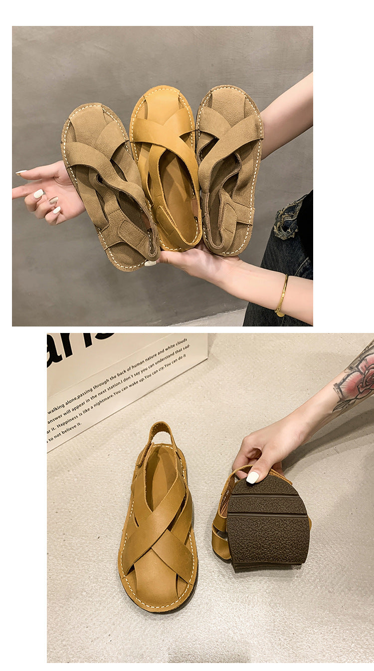 Retro-Sandalen mit Klettverschluss – Bild 16 | LuxeStyle