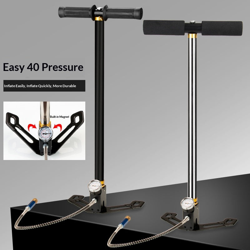 Luftpumpe Edelstahl 3-stufig