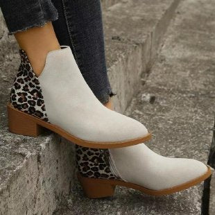 Niedrige Stiefeletten mit Seitenreissverschluss