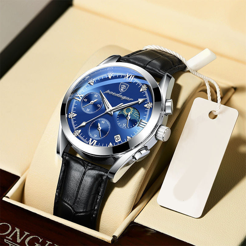 Herren-Uhr mit Leuchtzeigern – Bild 9 | LuxeStyle
