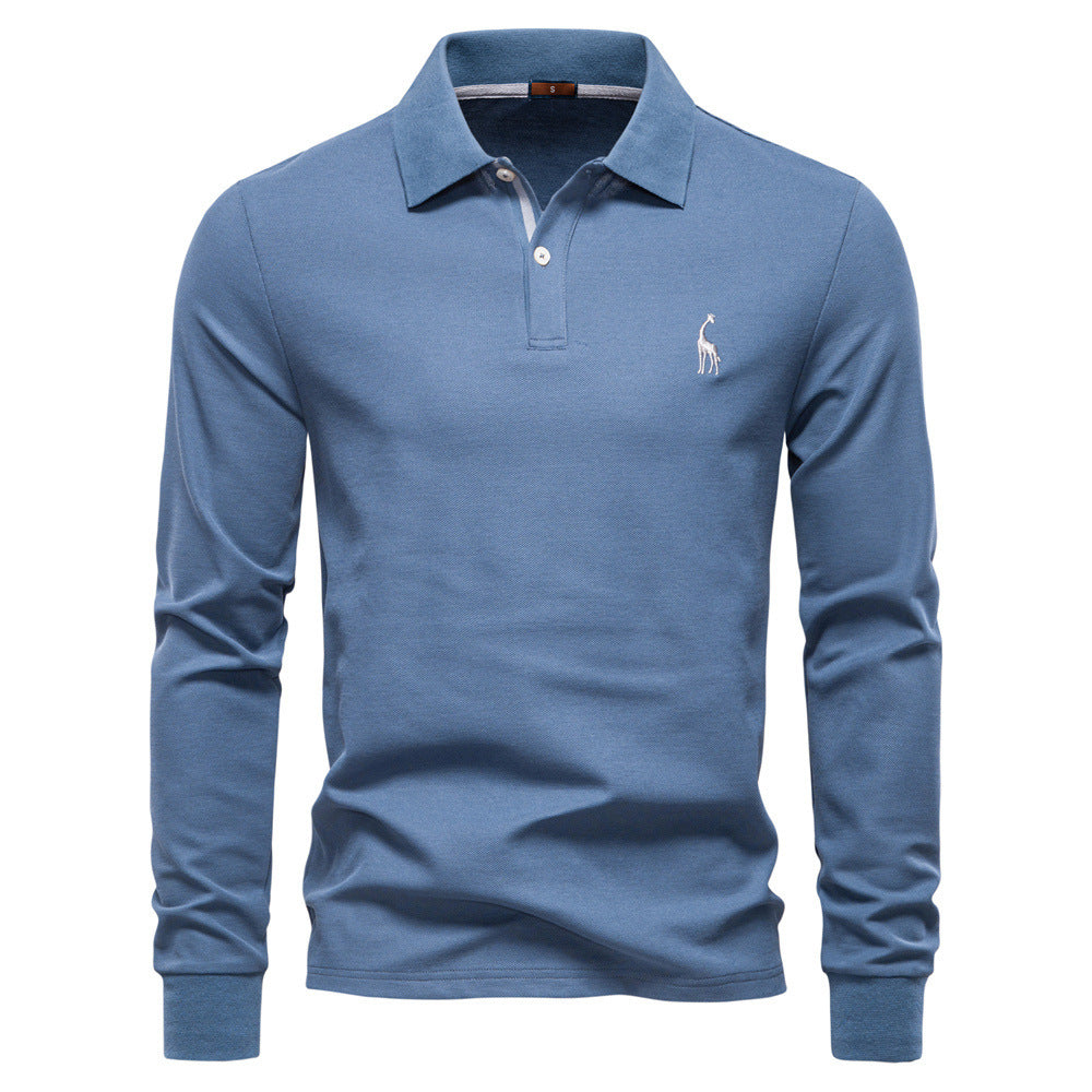 Langarm Polo-Shirt für Herren – Bild 8 | LuxeStyle