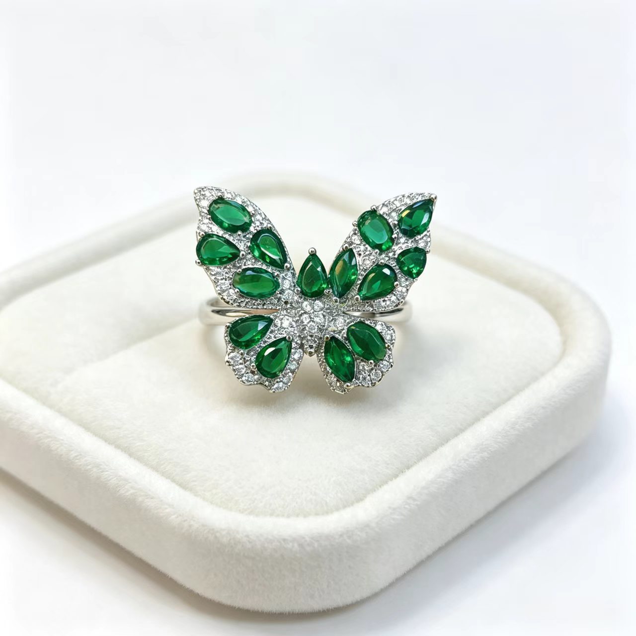 Retro-Schmetterling Ring französisch modisch