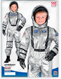 Kostüm Astronaut Silber · Gr. 128cm