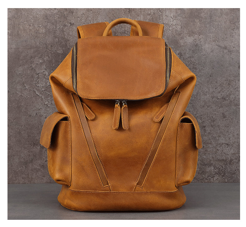 Leder-Rucksack für Freizeit und Reisen – Bild 4 | LuxeStyle