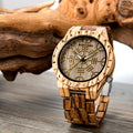 Zebra-Wald- und Ebenholz Uhrenarmband | LuxeStyle
