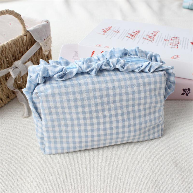 Plissiertes Karo-Etui mit grosser Kapazität – Bild 14 | LuxeStyle