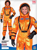 Kostüm Astronautin Orange