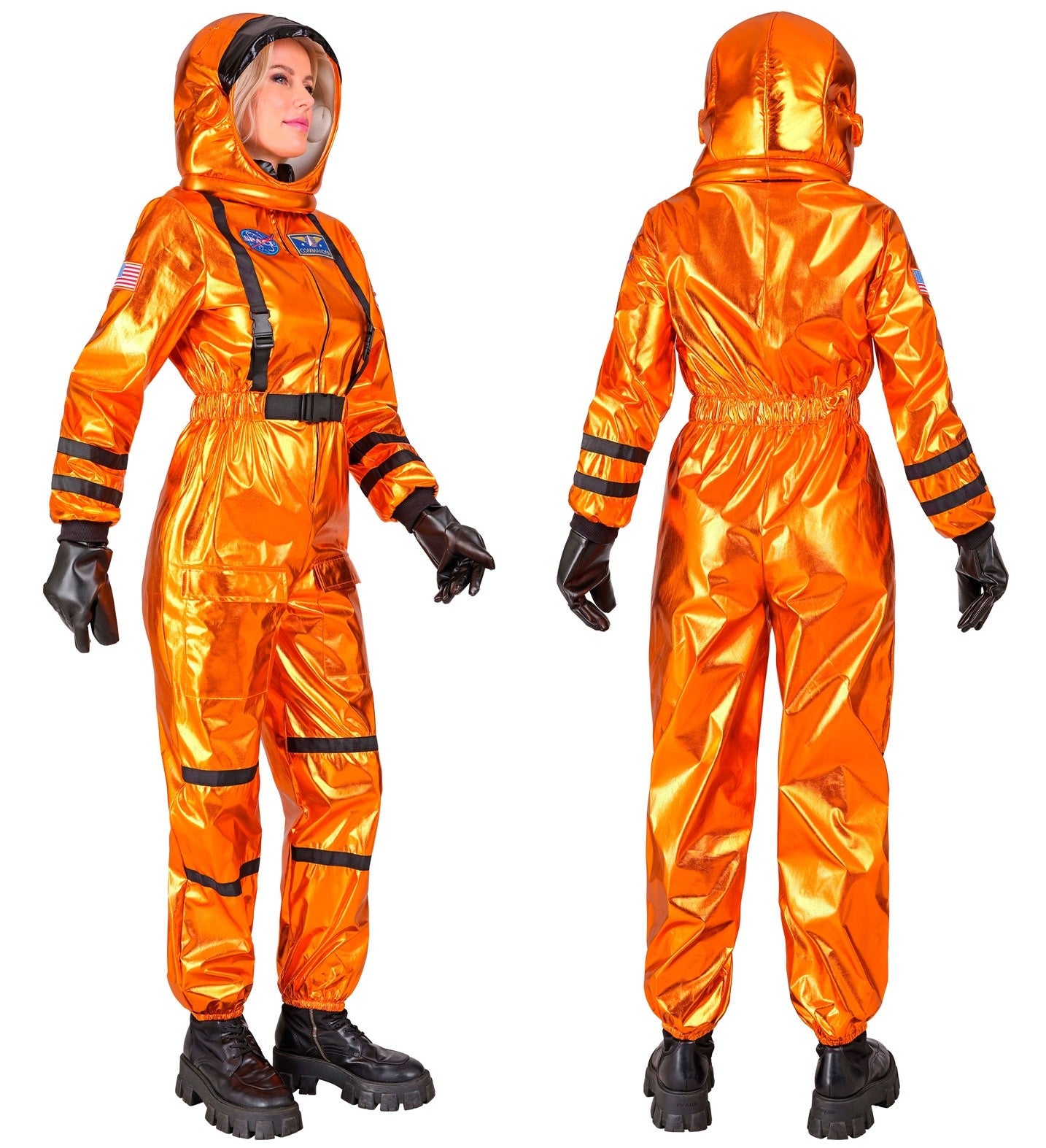 Kostüm Astronautin Orange