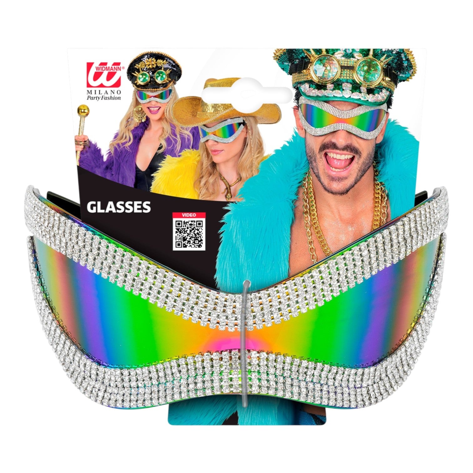Riesen Partybrille mit Strass