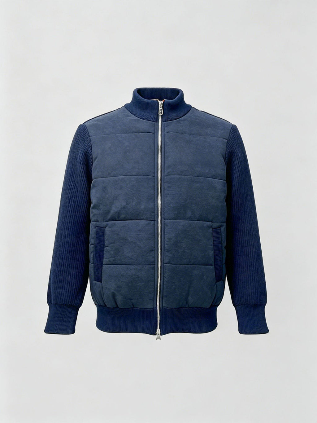 Herren Winter Stehkragen Pullover-Mantel