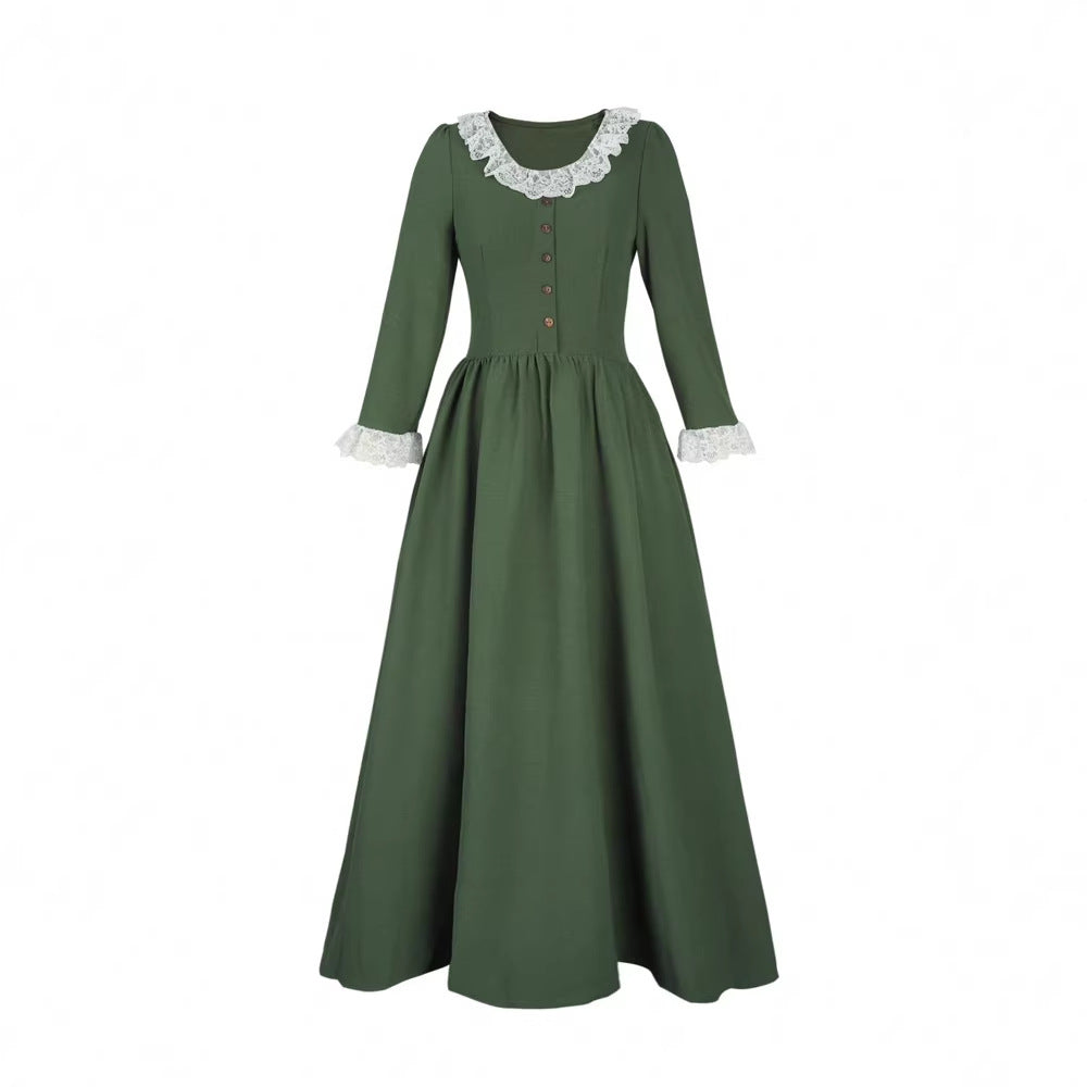Elegantes Vintage Renaissance Maxikleid | LuxeStyle