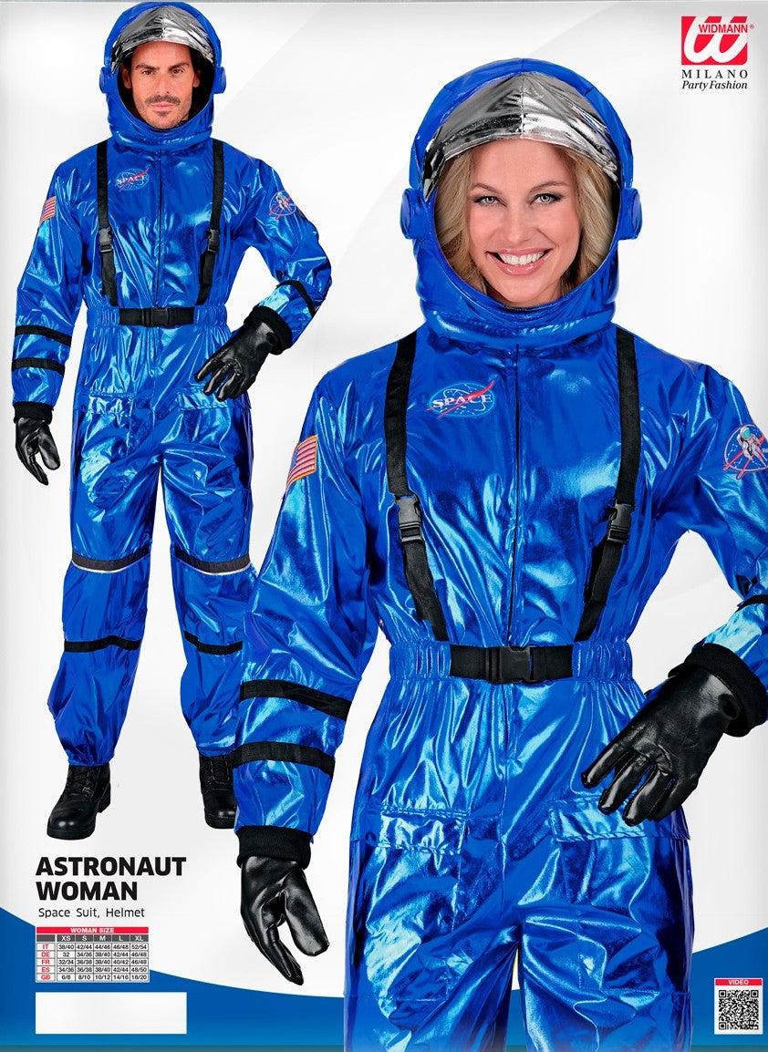 Kostüm Astronautin Blau · Gr. S