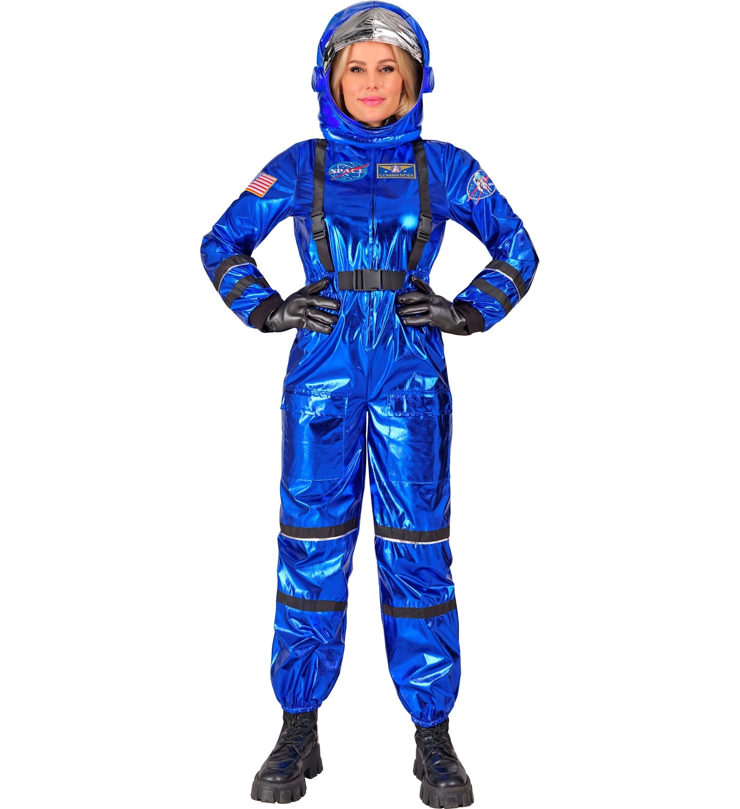 Kostüm Astronautin Blau