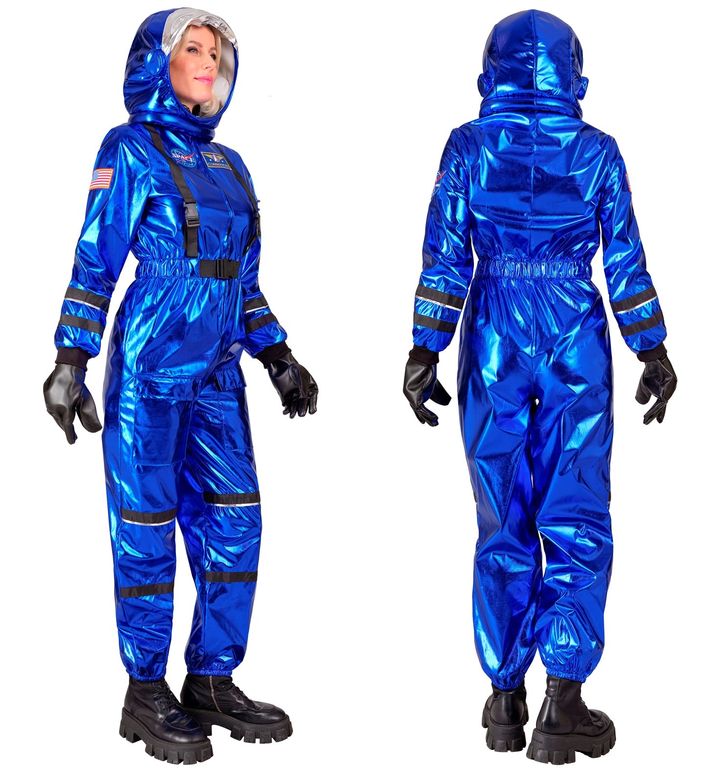 Kostüm Astronautin Blau