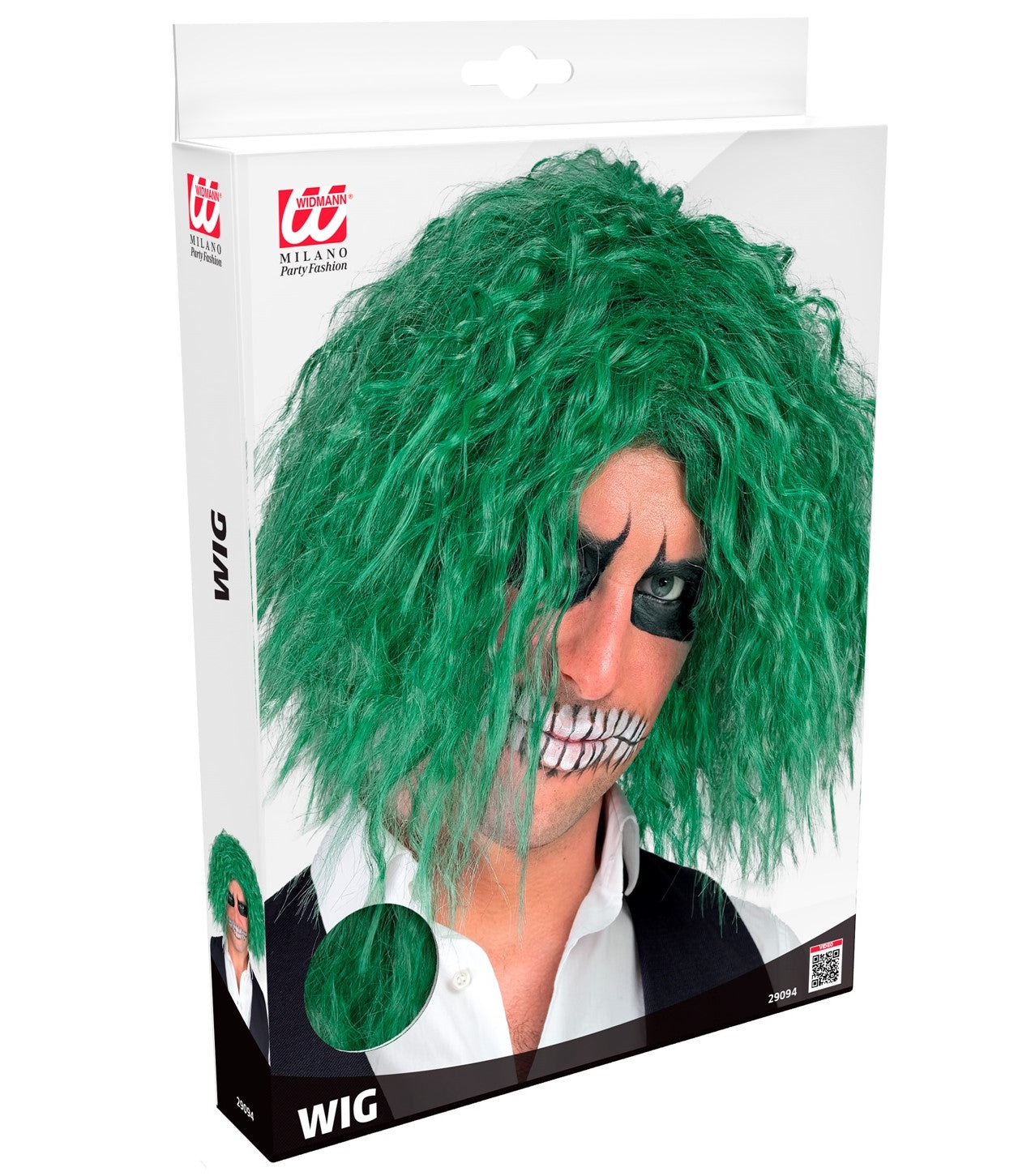 Perücke Killerclown grün