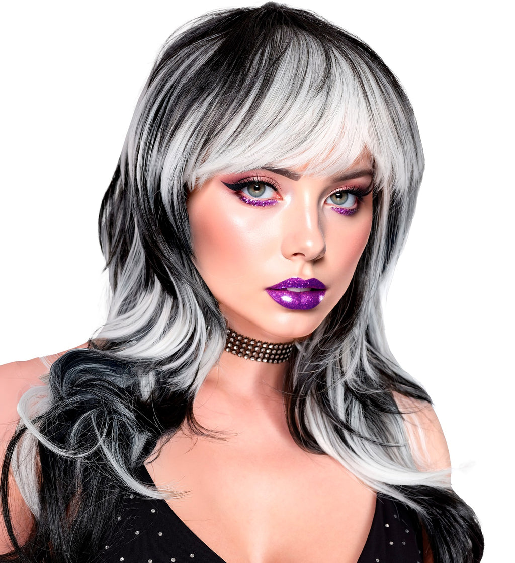 Perücke Vampirin schwarz-weiss – Bild 2 | LuxeStyle