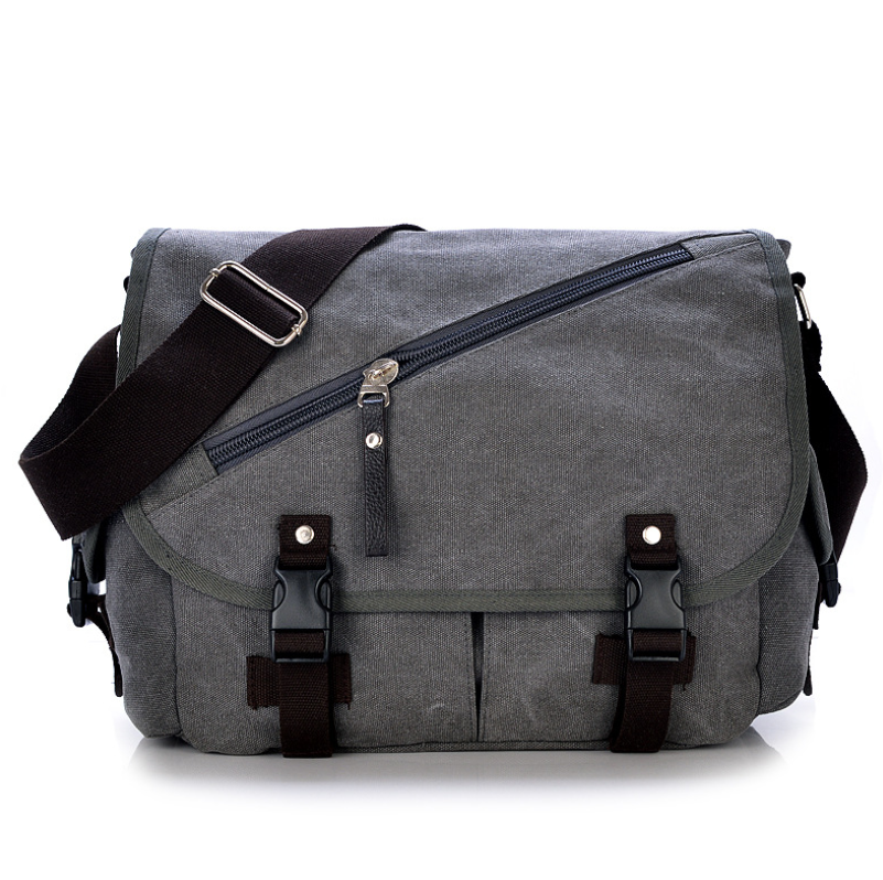 Canvas Schultertasche Herren – 3D-Design – Bild 2 | LuxeStyle