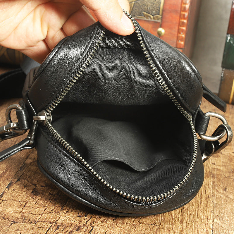 Männer Brusttasche aus Leder – Bild 4 | LuxeStyle