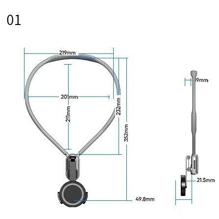 Magnetische Handyhalterung für Velo