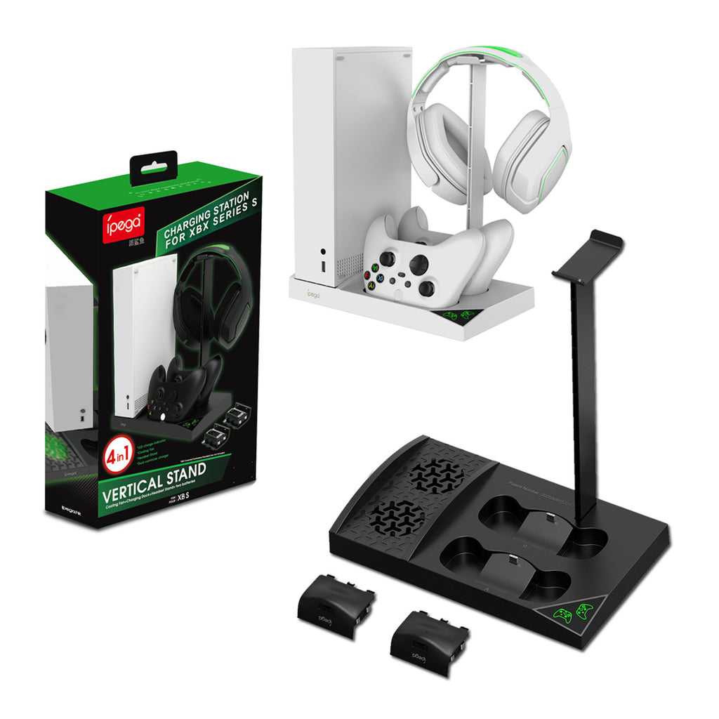 Xbox Series S Kühlstation mit Ladegerät & Headset-Halter – Ansicht 4