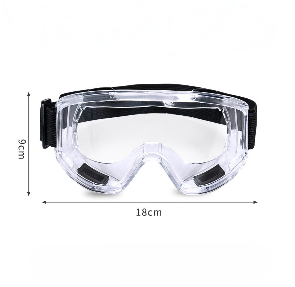 Atemschutzmaske 3200 mit 10 Filtern und Schutzbrille