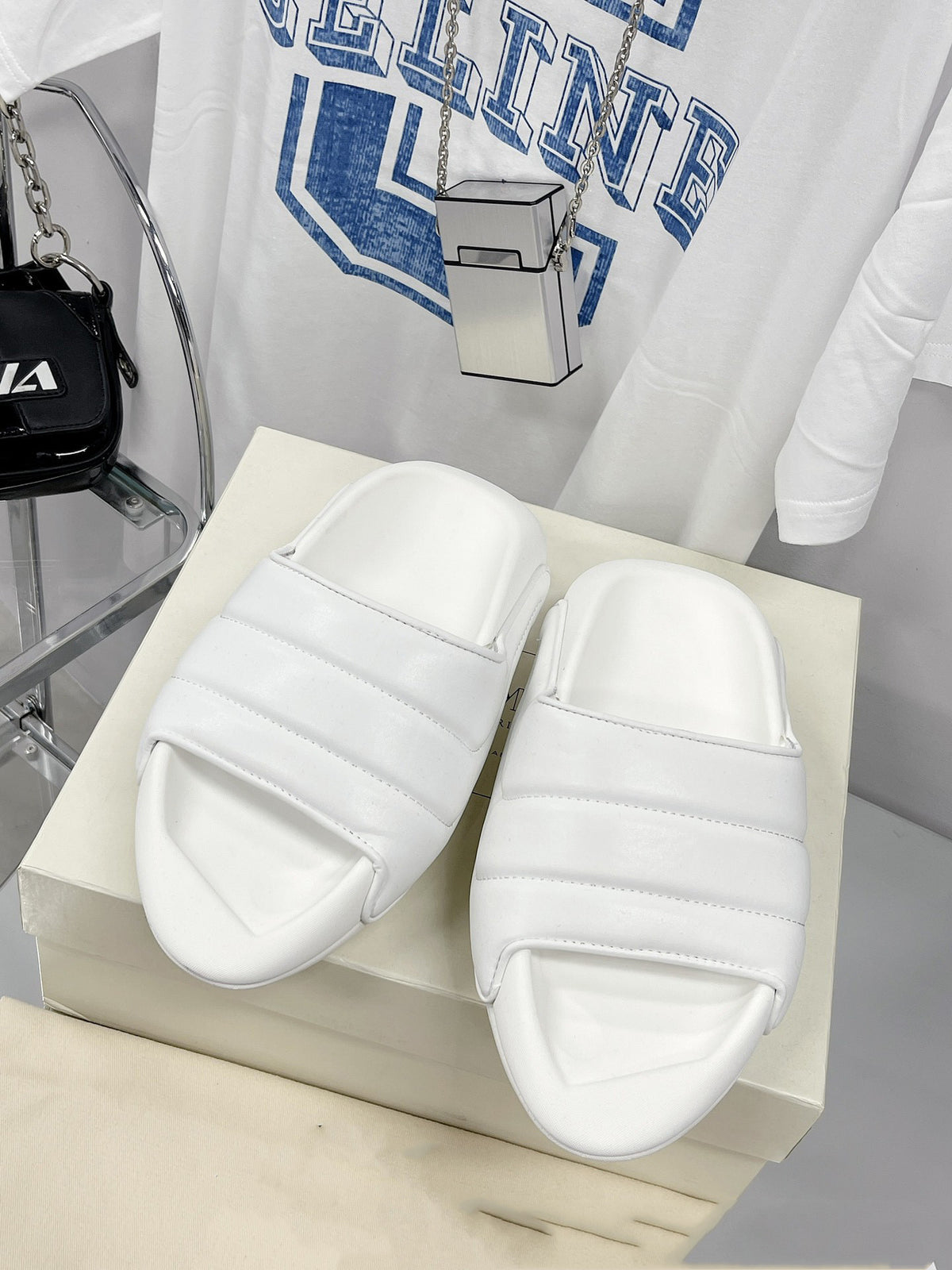 Bequeme Zehensteg-Sandalen mit dicker Sohle – Bild 6 | LuxeStyle