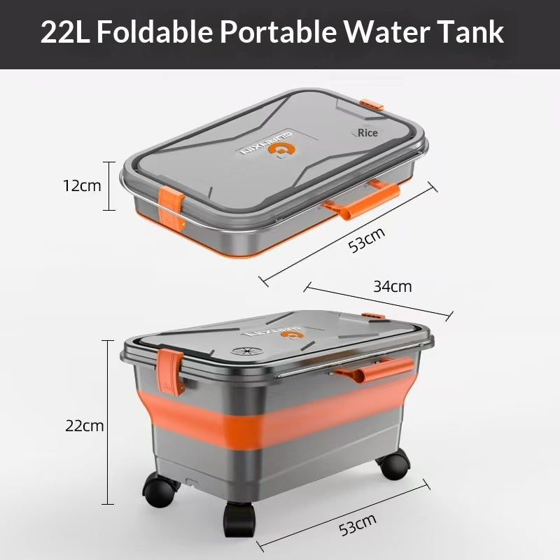 Faltbarer 22L Wassertank für Auto & Outdoor